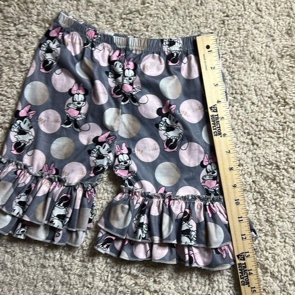 GIRLS MINNIE MOUSE BOUTIQUE SHORTS SIZE XXL WITH RUFFLE LEGS PREOWNED - Picture 11 of 11